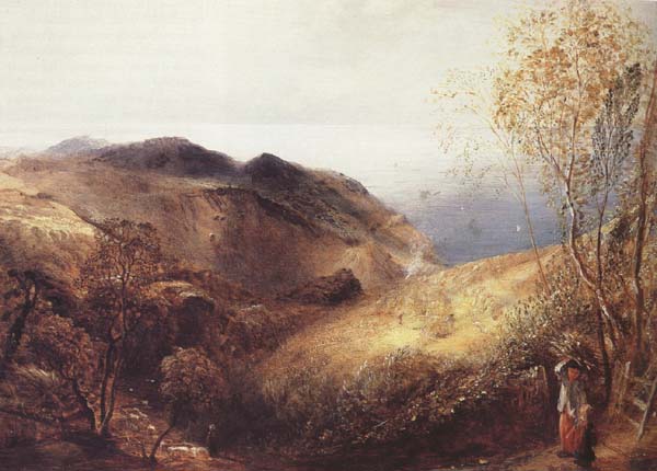 Samuel Palmer Scene from Lee,North Devon